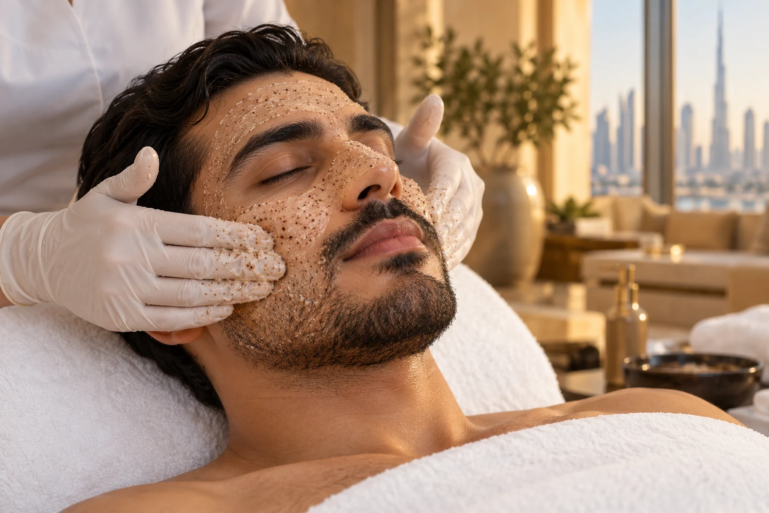 Face Scrub representative home service