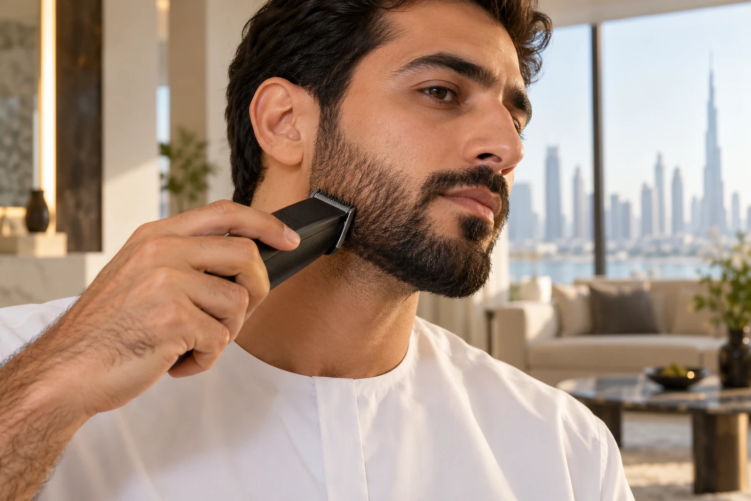 Beard Trimmer representative home service